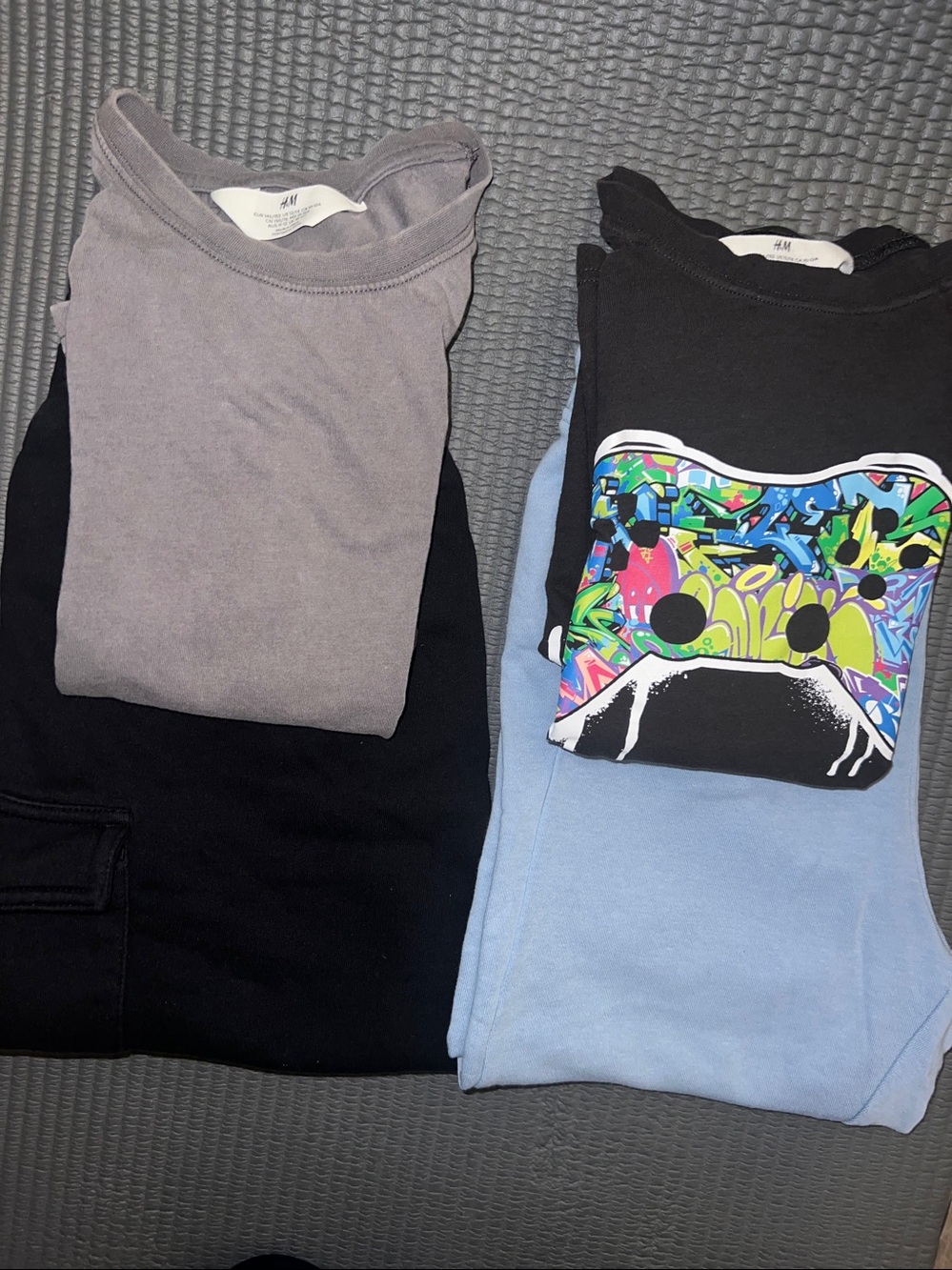 H&M shorts and tees set Sz 12-14